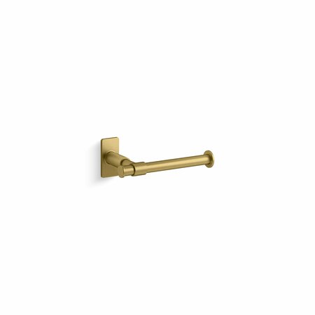 KOHLER Pivoting Toilet Paper Holder in Vibrant Brushed Moderne Brass 35929-2MB